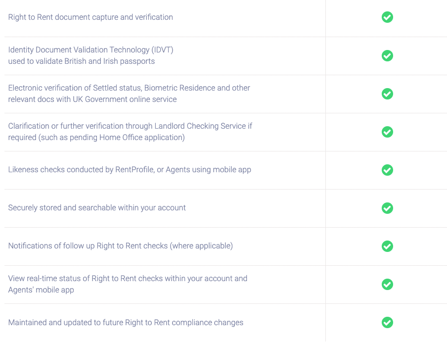 RentProfile Right to Rent: updated to include Identity Document Validation Technology